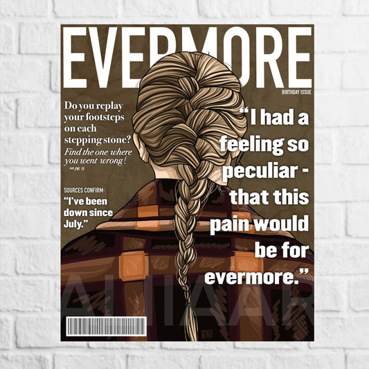 evermore magazine art print