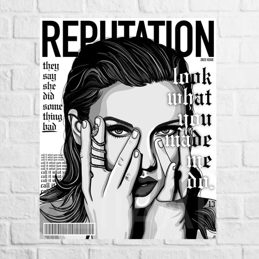 reputation magazine art print