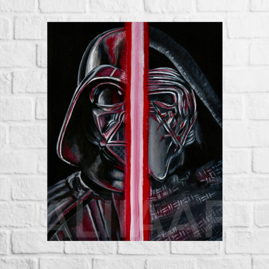 kylo x vader art print